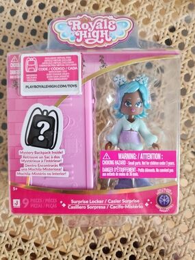 Royale High Ice Roblox Doll Surprise Locker Backpack Series 1 Code Card Inside